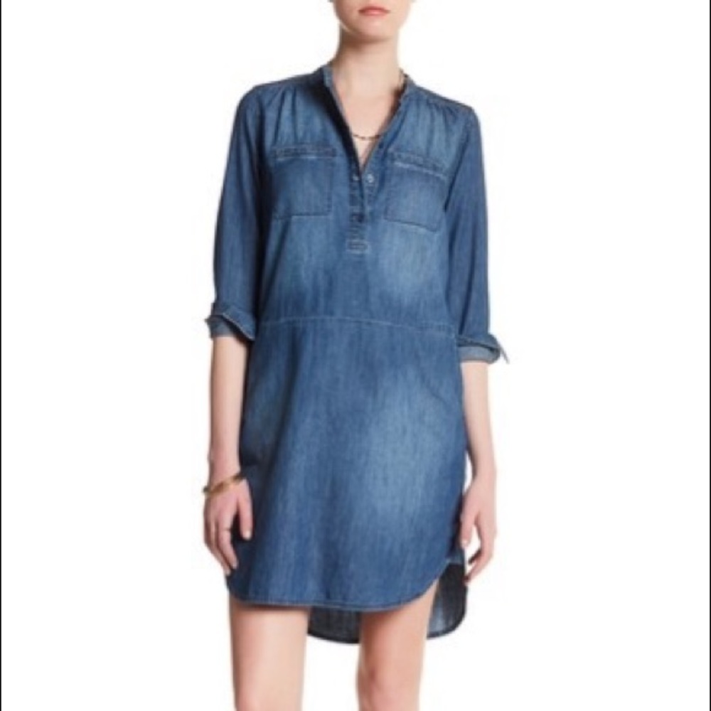 Joe Fresh Denim Shirt Dress Size Small